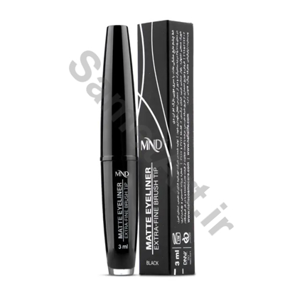 خط-چشم-مایع-مشکی-مات-ام-ان-دی-با-سری-مویی-نازک
