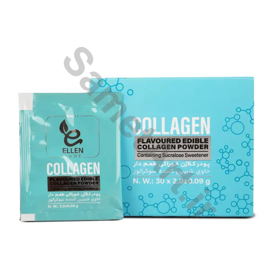پودر-کلاژن-خوراکی-طعم-دار-حاوی-شیرین-کننده-سوکرالوز-الن-بیوتی-بسته-30-عددی