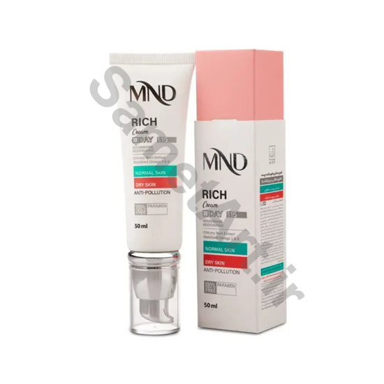 کرم-روز-مغذی-و-تقویتکننده-پوست-ام-ان-دی-با-فاکتور-حفاظتی-15-مناسب-پوست-معمولی-و-خشک