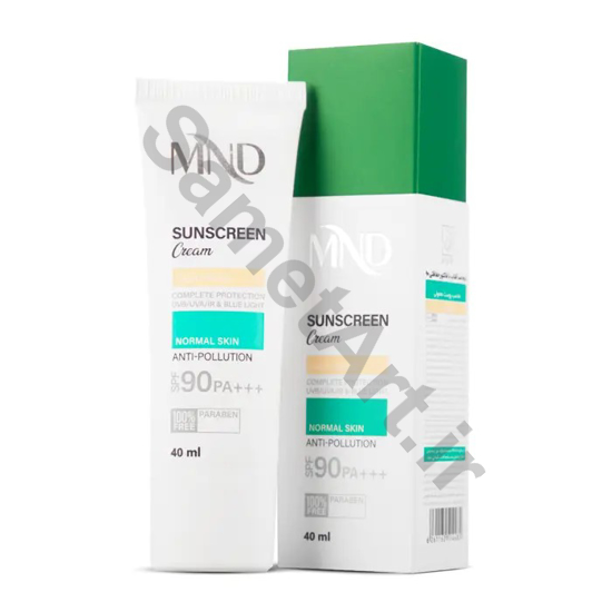 کرم-ضد-آفتاب-با-فاکتور-حفاظتی-90-spf-90-بـژ-روشن-ام-ان-دی-مناسب-پوست-معمولی