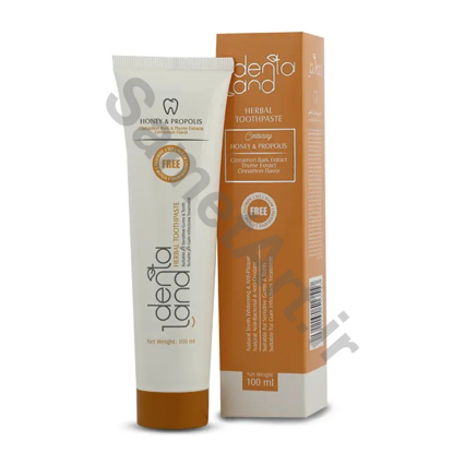 خمیردندان-گیاهی-دنتالند-حاوی-عصاره-دارچین-و-آویشن-با-طعم-دارچین