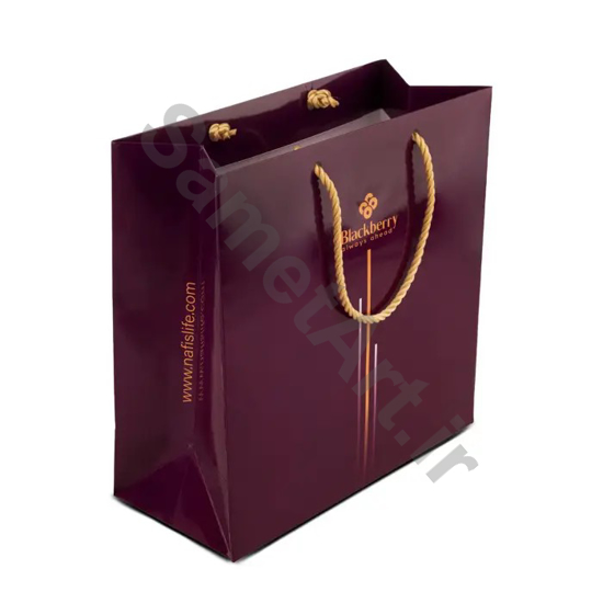 ساک-دستی-مقوایی-بلک-بری-سایز-کوچک